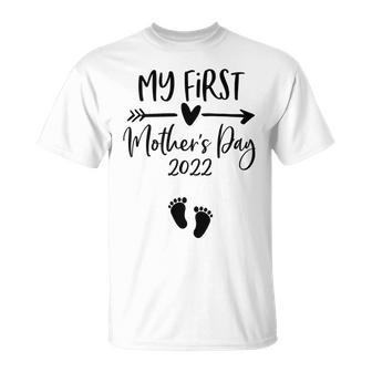 Happy Mothers Day 2022 Mommy My First Mothers Day V2 Unisex T-Shirt | Favorety DE