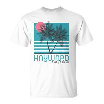 Hayward California Vintage Souvenirs Sunset Unisex T-Shirt | Mazezy