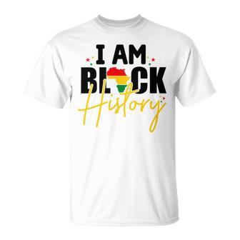 I Am Black History V2 Unisex T-Shirt | Favorety