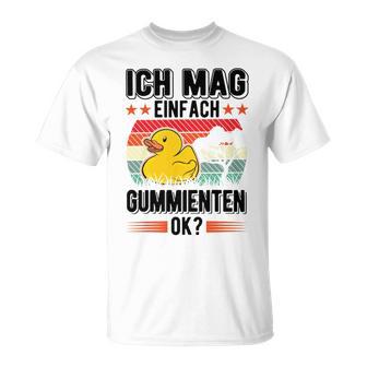 Ich Mag Einfach Gummienten Badeente Unisex T-Shirt | Favorety