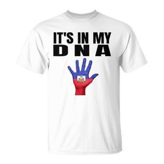 Its In My Dna Haitian Flag Haitian Independence Unisex T-Shirt | Mazezy