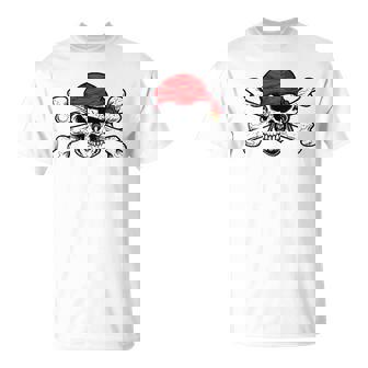 Jolly Roger Pirate Skull And Crossbones Flag T-shirt - Thegiftio