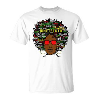 Juneteenth Black Woman Tshirt Unisex T-Shirt - Monsterry DE