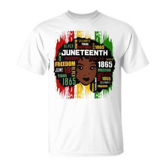 Juneteenth Girl Shirt Unisex T-Shirt - Monsterry DE