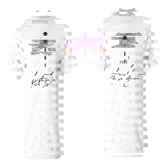 Just Dragonfly Tattoodesign Dandelion Breathe Meditation T-shirt - Thegiftio