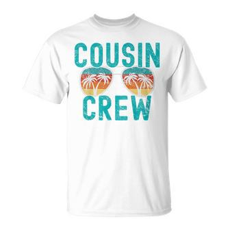 Kids Cousin Crew Family Vacation Summer Vacation Beach Sunglasses Unisex T-Shirt - Seseable