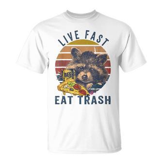 Live Fast Eat Trash 789 Shirt Unisex T-Shirt | Favorety CA