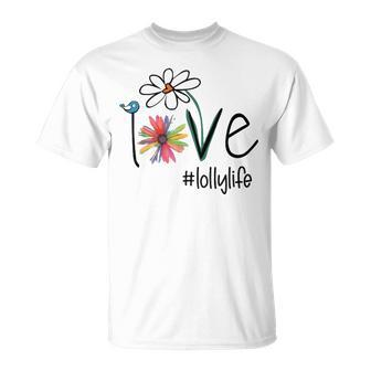 Lolly Grandma Idea Lolly Life T-Shirt - Seseable
