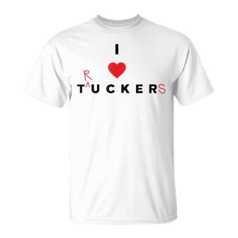 I Love Tucker Trucker T-shirt - Thegiftio UK