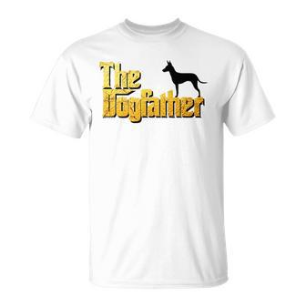 Manchester Terrier Gifts - The Dogfather Gift Unisex T-Shirt | Mazezy