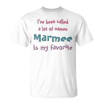 Marmee Grandma Marmee Is My Favorite T-Shirt - Seseable