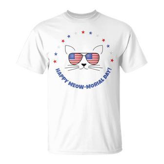 Memorial Day Cat Meowmorial Day V2 Unisex T-Shirt | Favorety DE