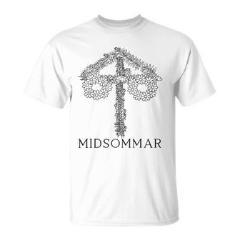 Midsummer Maypole Midsommar Festival Sweden Summer Solstice Unisex T-Shirt | Mazezy