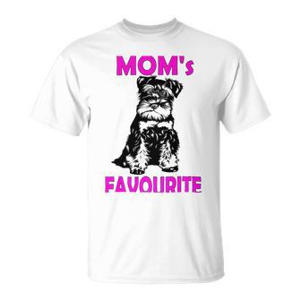 Miniature Schnauzer At Home Moms Favourite Multi Tasking Dog Unisex T-Shirt | Favorety AU