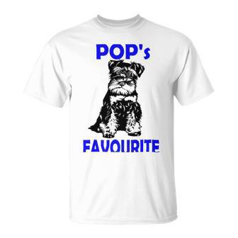 Miniature Schnauzer At Home Pops Favourite Multi Tasking Dog Unisex T-Shirt | Favorety DE