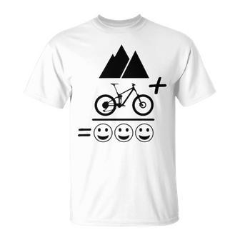 Mountain Biking Funny - Mountain Bike Happiness 194 Shirt Unisex T-Shirt | Favorety CA