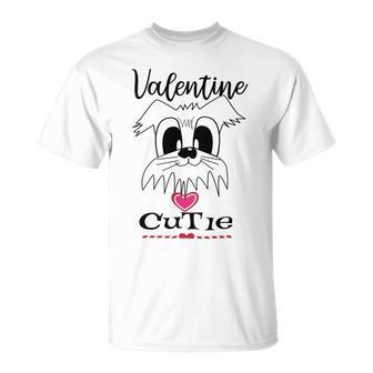 My Valentine Puppy Cutie Unisex T-Shirt | Favorety