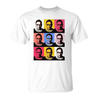 Notorious Rbg - Ruth Bader Ginsburg Pop Art Unisex T-Shirt | Mazezy