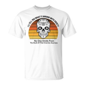 Official Wrong Society Drink From The Skull Of Your Enemies V2 Unisex T-Shirt | Favorety UK