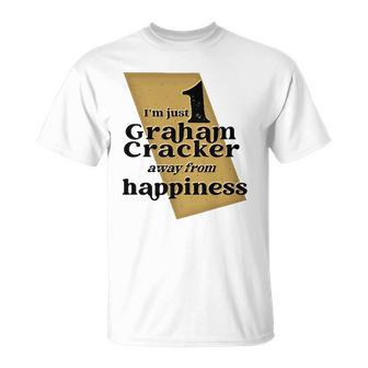 One Graham Cracker Happiness Graham Cracker Lover T-shirt - Thegiftio UK