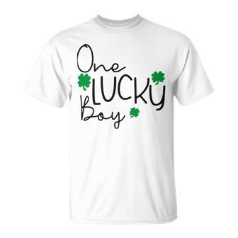 One Lucky Boy Funny St Patrick Day Unisex T-Shirt | Favorety UK