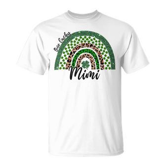 One Lucky Mimi Irish Rainbow Leopard St Patricks Day Unisex T-Shirt | Favorety AU