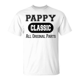 Pappy Grandpa Classic All Original Parts Pappy T-Shirt - Seseable