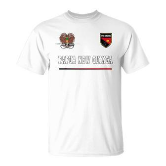 Papua New Guinea Sports Soccer Jersey Tee Flag Football T-shirt - Thegiftio UK
