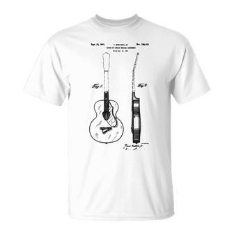 Patent Drawing Old Acoustic Guitar Unisex T-Shirt | Favorety CA