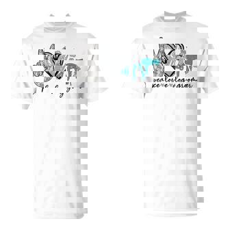 Peace Love Dog Groomer Puppies Grooming Dog Lovers T-shirt - Thegiftio UK