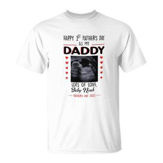 Personalized Happy 1St Fathers Day As My Daddy Mug 2 Unisex T-Shirt - Monsterry