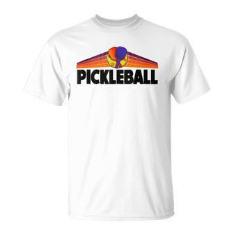 Pickleball Lovers With Paddles And Ball Pickleball T-shirt - Thegiftio UK