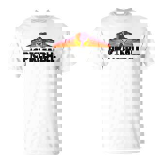 Pickleball Lovers With Paddles And Ball Pickleball T-shirt - Thegiftio