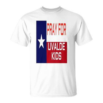 Pray For The Children Of Uvalde Texas Pray For Uvalde Kid Unisex T-Shirt | Mazezy
