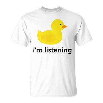 Programmer Rubber Duck Sticker Unisex T-Shirt | Favorety DE