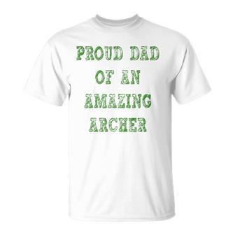 Proud Dad Of An Amazing Archer School Pride T-shirt - Thegiftio UK