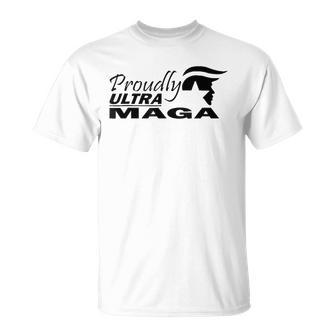 Proudly Ultra Maga Trump Anti Joe Biden Ultra Maga T-shirt - Thegiftio UK
