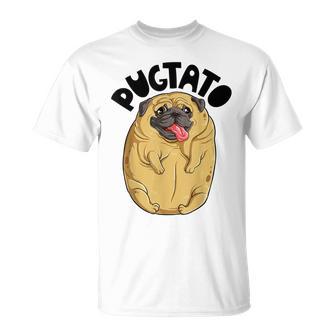 Pugtato Pug Potato Dog Lovers Costume Funny Meme Gifts Unisex T-Shirt | Favorety DE