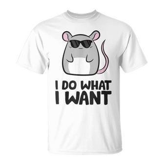 Rat I Do What I Want Rat T-shirt - Thegiftio