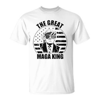 The Great Maga King The Return Of The Ultra Maga King Donald Trump Unisex T-Shirt | Mazezy
