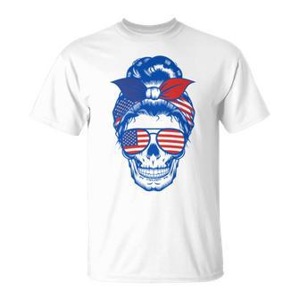 Ultra Maga Red White Blue Skull Unisex T-Shirt | Favorety DE