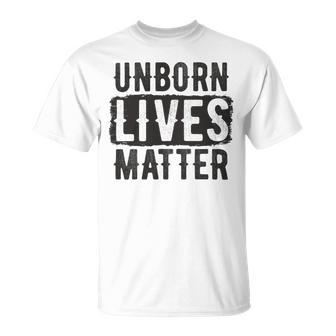 Unborn Lives Matter Unisex T-Shirt | Favorety CA