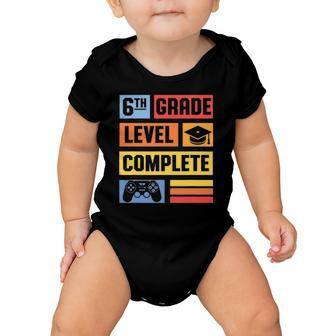 6Th Grade Level Complete Graduation Student Video Game Baby Onesie | Mazezy