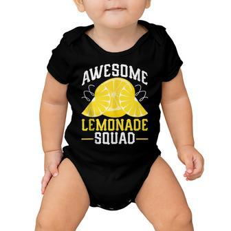 Awesome Lemonade Squad For Lemonade Stand  Baby Onesie