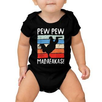 Chicken Chicken Chick Chick Madafakas Chicken Funny Rooster Cock Farmer Gift Baby Onesie - Monsterry AU