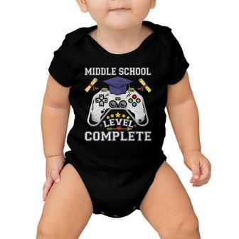 Class Of 2022 Graduation Middle School Level Complete Baby Onesie | Mazezy