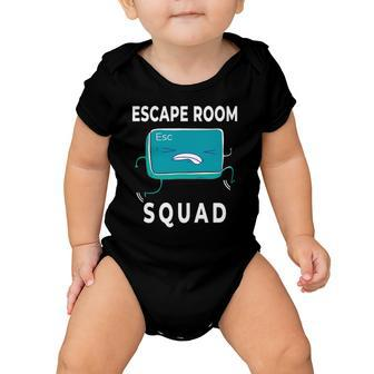 Escape Room Squad Matching Game Gift Baby Onesie | Mazezy