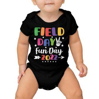Field Day Vibes 2022 Fun Day For School Teachers And Kids V2 Baby Onesie | Mazezy