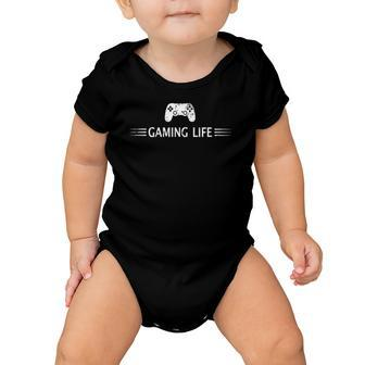 Gaming Life Gaming Controller Game Gift Boys & Kids Baby Onesie | Mazezy
