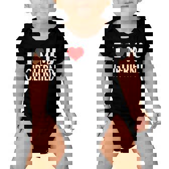 I Love My Girlfriend I Heart My Girlfriend Gf Baby Onesie | Mazezy